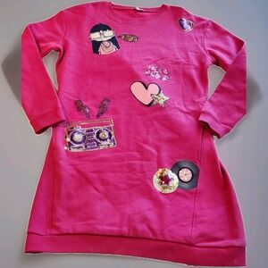 Little Marc Jacobs Pink Dress Longsleeve - Size:‎ 12Y (156cm) EUC